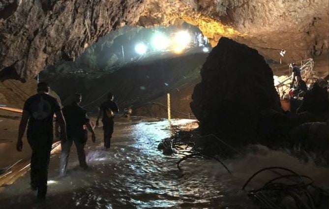 Sunglasses and chocolates: Eight boys rescued from Thai cave recovering